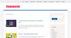 Desktop Screenshot of limpoporak.com